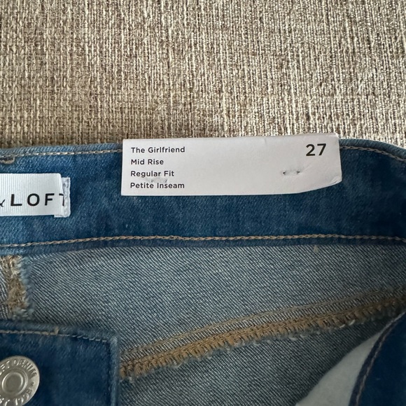 Ann Taylor girlfriend PETITE 27 jeans - Picture 3 of 4